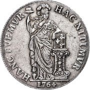 Netherlands 3 Guldens Standing Figure Holland Province 1764 KM# 77 HAC NIMIVR HANC TVEMVR 1792 coin reverse Netherlands 3 Guldens Standing Figure Holland Province 1764 KM# 77 HAC NIMIVR HANC TVEMVR 1792 coin reverse