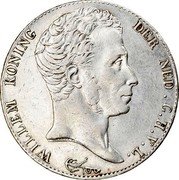 Netherlands 3 Guldens William I 1818 KM# 49 WILLEM KONING - DER NEDERLANDEN G.H.V.L. coin obverse Netherlands 3 Guldens William I 1818 KM# 49 WILLEM KONING - DER NEDERLANDEN G.H.V.L. coin obverse