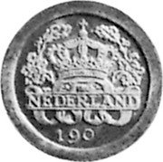 Netherlands 5 Cents (Pattern) KM# Pn101 NEDERLAND 190 coin obverse Netherlands 5 Cents (Pattern) KM# Pn101 NEDERLAND 190 coin obverse