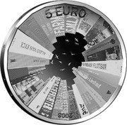 Netherlands 5 Euro Architecture in the Netherlands 2008 Proof KM# 280 5 EURO 2008 coin reverse