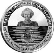 Netherlands 5 Euro Waterland 2010 Proof KM# 301 BEATRIX KONINGIN DER NEDERLANDEN coin obverse Netherlands 5 Euro Waterland 2010 Proof KM# 301 BEATRIX KONINGIN DER NEDERLANDEN coin obverse