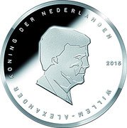 Netherlands 5 Euro 200 years Battle of Waterloo 2015 Proof KM# 365.1 KONING DER NEDERLANDEN 2015 WILLEM - ALEXANDER coin obverse Netherlands 5 Euro 200 years Battle of Waterloo 2015 Proof KM# 365.1 KONING DER NEDERLANDEN 2015 WILLEM - ALEXANDER coin obverse