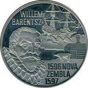 Netherlands 5 euro (500 Years of Barentsz Wintering in Nova Zembla.) X# 121 WILLEM BARENTSZ 1596 NOVA ZEMBLA 1597 coin reverse Netherlands 5 euro (500 Years of Barentsz Wintering in Nova Zembla.) X# 121 WILLEM BARENTSZ 1596 NOVA ZEMBLA 1597 coin reverse