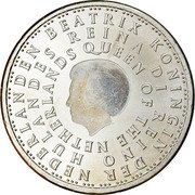 Netherlands 5 Euro Beatrix Netherlands Antilles 2004 KM# 253 BEATRIX KONINGIN DER NEDERLANDEN REINA DI REINO HULANDES QUEEN OF THE NETHERLANDS coin obverse Netherlands 5 Euro Beatrix Netherlands Antilles 2004 KM# 253 BEATRIX KONINGIN DER NEDERLANDEN REINA DI REINO HULANDES QUEEN OF THE NETHERLANDS coin obverse
