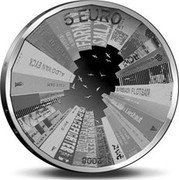 Netherlands 5 Euro Beatrix Netherlands Architecture 2008 KM# 279 5 EURO 2008 coin reverse Netherlands 5 Euro Beatrix Netherlands Architecture 2008 KM# 279 5 EURO 2008 coin reverse