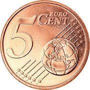 Netherlands 5 Euro Cent 5 Years Reign of Willem-Alexander 2018 bridge KM# 346 5 EURO CENT LL coin reverse Netherlands 5 Euro Cent 5 Years Reign of Willem-Alexander 2018 bridge KM# 346 5 EURO CENT LL coin reverse