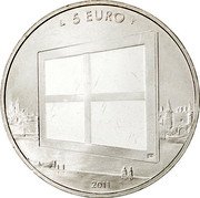 Netherlands 5 Euro Dutch Painting 2011 KM# 310 5 EURO PM 2011 coin reverse Netherlands 5 Euro Dutch Painting 2011 KM# 310 5 EURO PM 2011 coin reverse