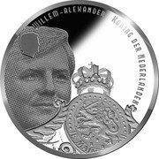 Netherlands 5 Euro Van Nelle factory 2015 Proof KM# 363 WILLEM-ALEXANDER KONING DER NEDERLANDEN JE MAIN coin obverse Netherlands 5 Euro Van Nelle factory 2015 Proof KM# 363 WILLEM-ALEXANDER KONING DER NEDERLANDEN JE MAIN coin obverse