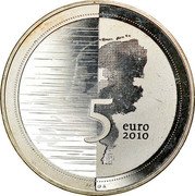 Netherlands 5 Euro Waterland 2010 KM# 300 2010 5 EURO coin reverse Netherlands 5 Euro Waterland 2010 KM# 300 2010 5 EURO coin reverse