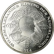 Netherlands 5 Euro Willem-Alexander 200th anniversary of The Dutch Bank 2014 Proof KM# 354 WILLEM-ALEXANDER KONING DER NEDERLANDEN 2014 coin obverse Netherlands 5 Euro Willem-Alexander 200th anniversary of The Dutch Bank 2014 Proof KM# 354 WILLEM-ALEXANDER KONING DER NEDERLANDEN 2014 coin obverse
