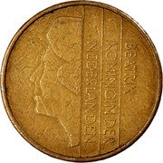 Netherlands 5 G Beatrix 1993 KM# 210 BEATRIX KONINGIN DER NEDERLANDEN coin obverse Netherlands 5 G Beatrix 1993 KM# 210 BEATRIX KONINGIN DER NEDERLANDEN coin obverse