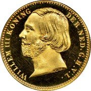 Netherlands 5 Guldens William III 1850 Sword KM# 94 WILLEM III KONING DER NED. G.H.V.L. coin obverse Netherlands 5 Guldens William III 1850 Sword KM# 94 WILLEM III KONING DER NED. G.H.V.L. coin obverse