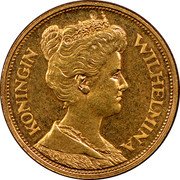 Netherlands 5 Guldens Wilhelmina I 1912 KM# 151 KONINGIN WILHELMINA coin obverse Netherlands 5 Guldens Wilhelmina I 1912 KM# 151 KONINGIN WILHELMINA coin obverse