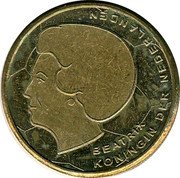 Netherlands 5 Gulden European Football Championship 2000 KM# 231 BEATRIX KONINGIN DER NEDERLANDEN coin obverse Netherlands 5 Gulden European Football Championship 2000 KM# 231 BEATRIX KONINGIN DER NEDERLANDEN coin obverse