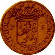 Netherlands 5 Stuiver (Pattern) KM# Pn22 1 6 9 2 MO NO ARGENT COMIT HOLL 5 S coin obverse