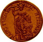 Netherlands 5 Stuiver (Piedfort) KM# P32 HAC NITIMVR HANC TVEMVR coin reverse