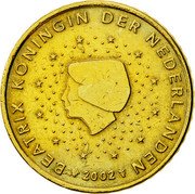 Netherlands 50 Euro Cent Beatrix 1st map 2002 KM# 239 BEATRIX KONINGIN DER NEDERLANDEN 2004 coin obverse Netherlands 50 Euro Cent Beatrix 1st map 2002 KM# 239 BEATRIX KONINGIN DER NEDERLANDEN 2004 coin obverse