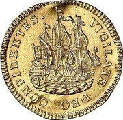 Netherlands 6 Stuivers Utrecht Province 1739 KM# 82a VIGILATE DEO CONFIDENTES coin reverse Netherlands 6 Stuivers Utrecht Province 1739 KM# 82a VIGILATE DEO CONFIDENTES coin reverse