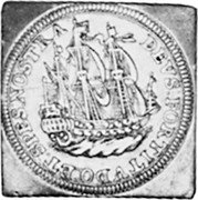 Netherlands 6 Stuivers (Scheepjesschelling) Klippe 1716 KM# 110 DEVS FORTITVDO ET SPES NOSTRA coin reverse Netherlands 6 Stuivers (Scheepjesschelling) Klippe 1716 KM# 110 DEVS FORTITVDO ET SPES NOSTRA coin reverse