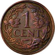 Netherlands Cent Wilhelmina I 1931 KM# 152 1 CENT coin reverse Netherlands Cent Wilhelmina I 1931 KM# 152 1 CENT coin reverse