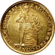 Netherlands Ducat 1764 KM# 52.1a Zeelandia Province Standard Coinage coin obverse Netherlands Ducat 1764 KM# 52.1a Zeelandia Province Standard Coinage coin obverse