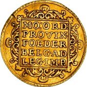 Netherlands Ducat Holland Province Coin 1764 KM# 12.3 MO ORD PROVIN FOEDER BELG AD LEG IMP coin reverse Netherlands Ducat Holland Province Coin 1764 KM# 12.3 MO ORD PROVIN FOEDER BELG AD LEG IMP coin reverse