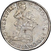 Netherlands Ducat 1781 KM# 128.3 West Friesland Province Standard Coinage MO: NO: ARG: PRO: CONFOE: BELG: WESTFRRI coin obverse Netherlands Ducat 1781 KM# 128.3 West Friesland Province Standard Coinage MO: NO: ARG: PRO: CONFOE: BELG: WESTFRRI coin obverse