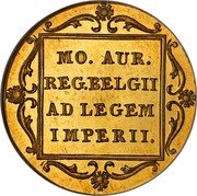 Netherlands Ducat Willem III 1849 KM# 83.2 MO. AUR. REG. BELGII AD LEGEM IMPERII. coin reverse Netherlands Ducat Willem III 1849 KM# 83.2 MO. AUR. REG. BELGII AD LEGEM IMPERII. coin reverse