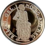 Netherlands Ducat Seven Provinces - Gelderland 1997 Proof KM# 225 MO NO ARG REG BELGII GEL coin reverse Netherlands Ducat Seven Provinces - Gelderland 1997 Proof KM# 225 MO NO ARG REG BELGII GEL coin reverse