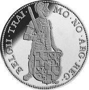 Netherlands Ducat Seven Provinces - Utrecht 1999 Proof KM# 229 MO : NO : ARG : REG : BELGII : TRAI coin reverse