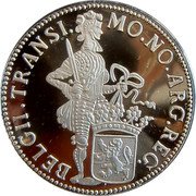 Netherlands Ducat Seven Provinces 2007 Proof KM# 275 MO NO ARG REG BELGII TRANSI coin reverse