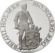 Netherlands Ducat Twelve Provinces - Zuid Holland 2010 Proof KM# 287 CRESCUNT CONCORDIA RES PARVAE 2010 coin obverse Netherlands Ducat Twelve Provinces - Zuid Holland 2010 Proof KM# 287 CRESCUNT CONCORDIA RES PARVAE 2010 coin obverse