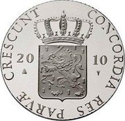 Netherlands Ducat Twelve Provinces - Zuid Holland 2010 Proof KM# 287 BELGII HOL MER MO NO ARG REG coin reverse Netherlands Ducat Twelve Provinces - Zuid Holland 2010 Proof KM# 287 BELGII HOL MER MO NO ARG REG coin reverse