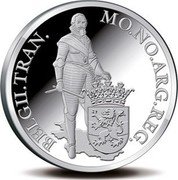 Netherlands Ducat Twelve Provinces - Overijssel 2013 Proof KM# 331 MO NO ARG REG BELG GII TRAN coin reverse Netherlands Ducat Twelve Provinces - Overijssel 2013 Proof KM# 331 MO NO ARG REG BELG GII TRAN coin reverse