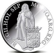 Netherlands Ducat Twelve Provinces - Noord Holland 2016 Proof KM# 378 BELGII HOL SEP MO NO ARG REG coin reverse