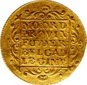 Netherlands Ducat Standing Armored Knight Batavian Republic 1802 KM# 11.1 MO ORD PROVIN FOEDER BELG AD LEG IMP coin reverse Netherlands Ducat Standing Armored Knight Batavian Republic 1802 KM# 11.1 MO ORD PROVIN FOEDER BELG AD LEG IMP coin reverse