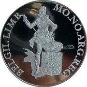 Netherlands Ducat Twelve Provinces - Limburg 2009 Proof KM# 296 BELGII LIMB MO NO ARG REG coin reverse