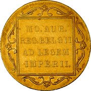 Netherlands Ducat Wilhelmina I 1921 Halberd KM# 83.1a MO. AUR. REG. BELGII AD LEGEM IMPERII. coin reverse Netherlands Ducat Wilhelmina I 1921 Halberd KM# 83.1a MO. AUR. REG. BELGII AD LEGEM IMPERII. coin reverse