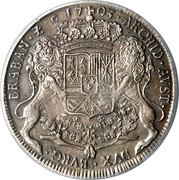 Netherlands Ducaton Philip V 1703 Hand KM# 131.1 ARCHID AVST DVX BVRG BRABAN Z C 17 03 coin reverse Netherlands Ducaton Philip V 1703 Hand KM# 131.1 ARCHID AVST DVX BVRG BRABAN Z C 17 03 coin reverse