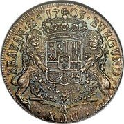 Netherlands Ducaton Philip V 1705 Hand KM# 131.3 BURGUND DUX BRABAN Z C 1703 coin reverse Netherlands Ducaton Philip V 1705 Hand KM# 131.3 BURGUND DUX BRABAN Z C 1703 coin reverse