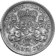 Netherlands Ducaton 1754 KM# 90.3 Holland Province Standard Coinage CONCORDIA RES PARVAE CRESCUNT 1754 coin reverse Netherlands Ducaton 1754 KM# 90.3 Holland Province Standard Coinage CONCORDIA RES PARVAE CRESCUNT 1754 coin reverse