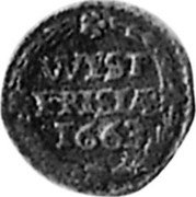 Netherlands 1/2 Duit 1663 Hoorn Mint West Friesland Province Standard Coinage WEST FRISIAE 1663 coin reverse Netherlands 1/2 Duit 1663 Hoorn Mint West Friesland Province Standard Coinage WEST FRISIAE 1663 coin reverse