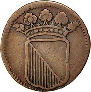 Netherlands Duit 1710 KM# 85 Utrecht Province Standard Coinage coin obverse Netherlands Duit 1710 KM# 85 Utrecht Province Standard Coinage coin obverse