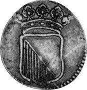 Netherlands Duit 1722 KM# 85a Utrecht Province Standard Coinage coin obverse Netherlands Duit 1722 KM# 85a Utrecht Province Standard Coinage coin obverse