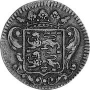 Netherlands Duit Rampant Lion 1724 KM# 80 coin obverse Netherlands Duit Rampant Lion 1724 KM# 80 coin obverse