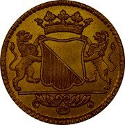 Netherlands Duit 1739 KM# 91d Utrecht Province Standard Coinage coin obverse Netherlands Duit 1739 KM# 91d Utrecht Province Standard Coinage coin obverse