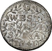 Netherlands Duit 1741 KM# 126a West Friesland Province Standard Coinage coin reverse Netherlands Duit 1741 KM# 126a West Friesland Province Standard Coinage coin reverse
