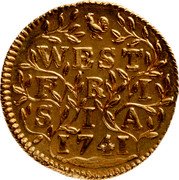 Netherlands Duit 1741 KM# 126b West Friesland Province Standard Coinage coin reverse Netherlands Duit 1741 KM# 126b West Friesland Province Standard Coinage coin reverse