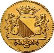 Netherlands Duit Utrecht Province Coin 1746 KM# 91b coin obverse Netherlands Duit Utrecht Province Coin 1746 KM# 91b coin obverse