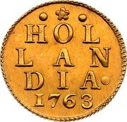 Netherlands Duit Standing Lion 1763 KM# 80c coin reverse Netherlands Duit Standing Lion 1763 KM# 80c coin reverse